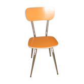 Chaise en formica orange