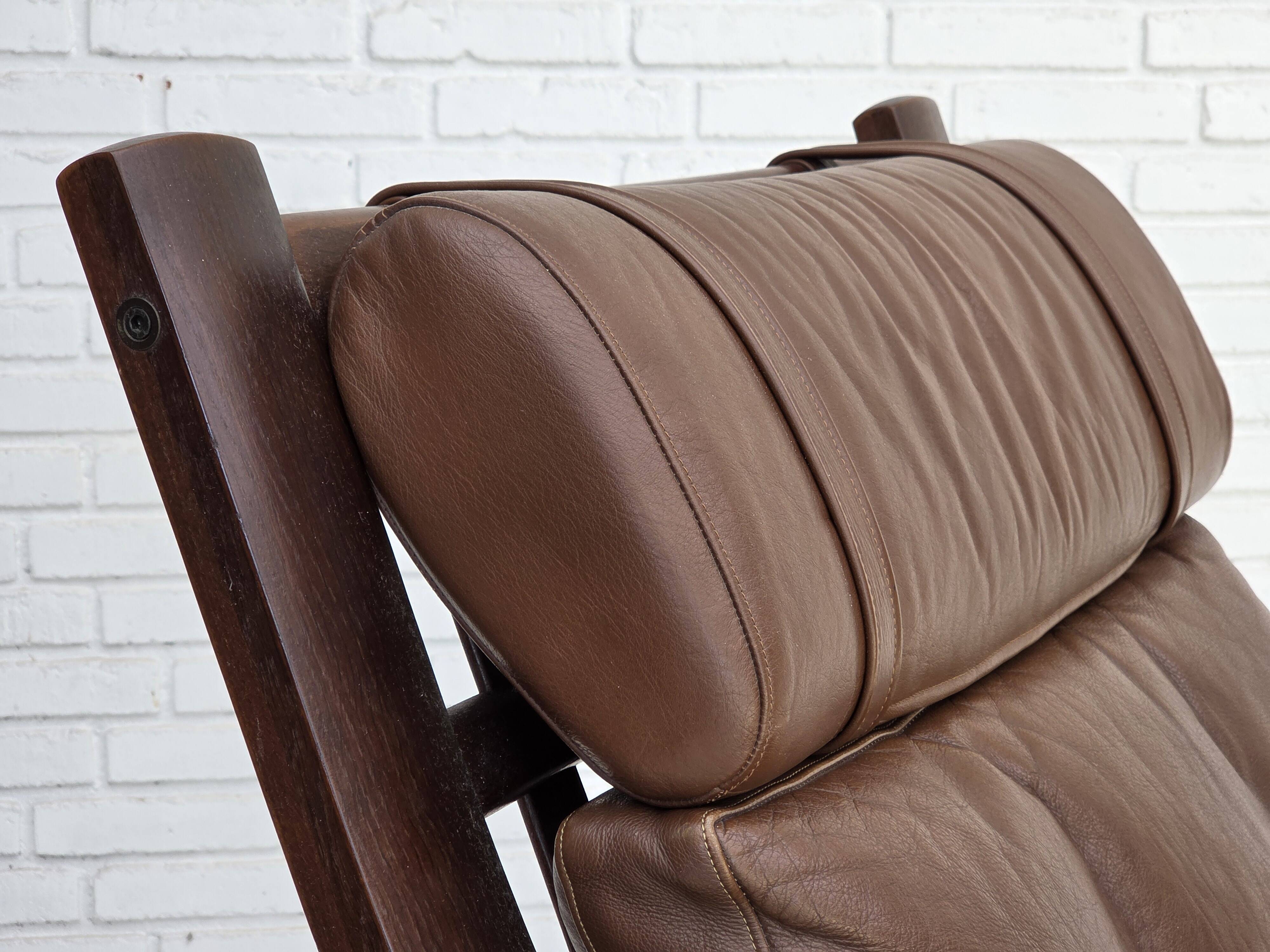 1970s, Danish design by H.J.Wegner, highback armchair, model GE530.