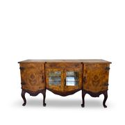 Buffet en noyer burr italien, années 1930.