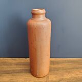 Petite bouteille en grès vase soliflore