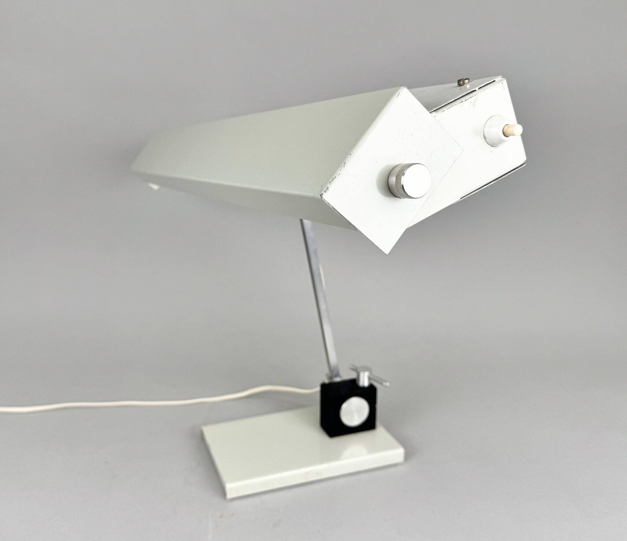 Space Age Metal Desk Lamp by Klaus Musinowski for VEB Dresden, Germany