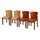 Set of 4 Paganini chairs by Luciano Frigerio, 1970s.