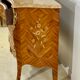 Commode marquetée Louis XV plateau marbre