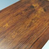 Tables de chevet murales en palissandre. Danoises et des années 1960-70.