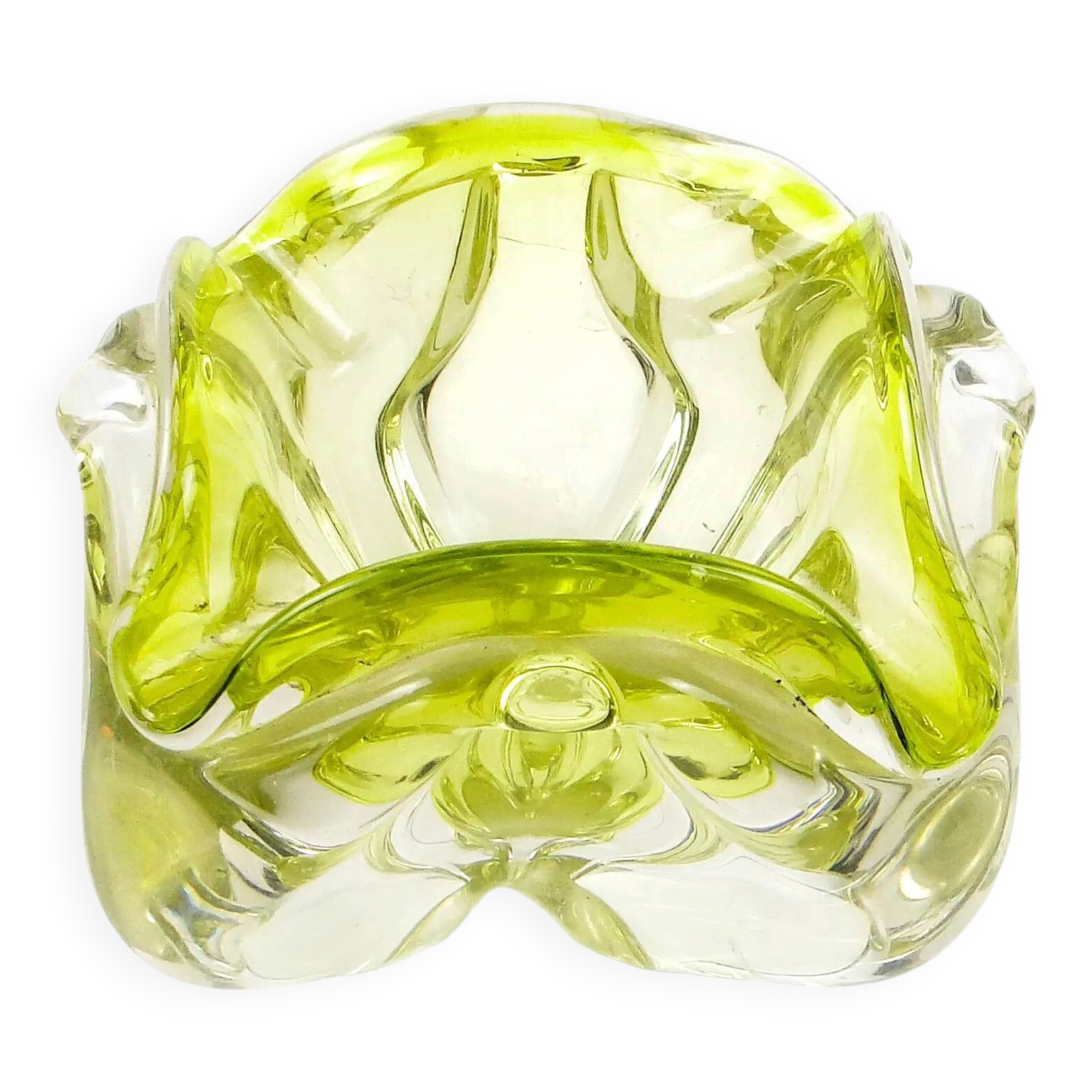 Mid-century modern organiser, glass, designed by J. Hospodka, Czechoslovakia, 1960s