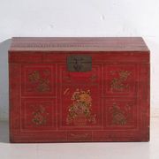 Coffre chinois avec peinture originale – Chine, vers 1900