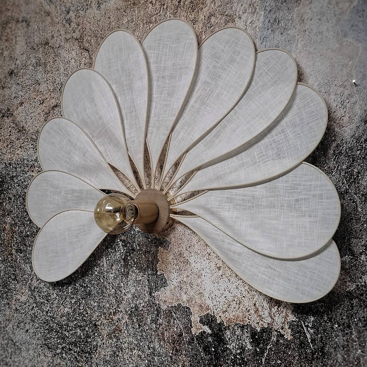 Peacock wall light