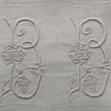 12 old BB monogram table napkins