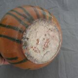 Pottery vase and varnished earth of Vallauris around 1930
