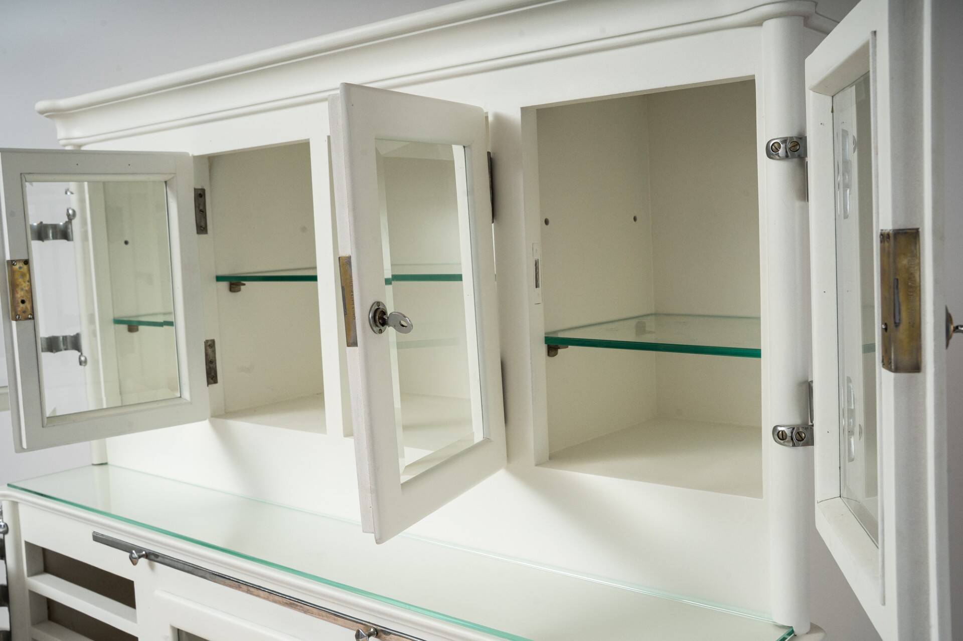 German Dental Instrument Cabinet by Arnold Biber, Pforzheim, Circa 1920