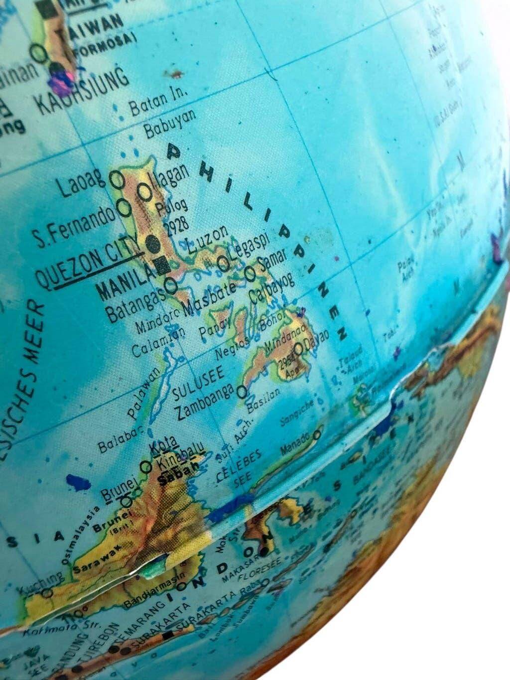 Small vintage globe / globe / decoration