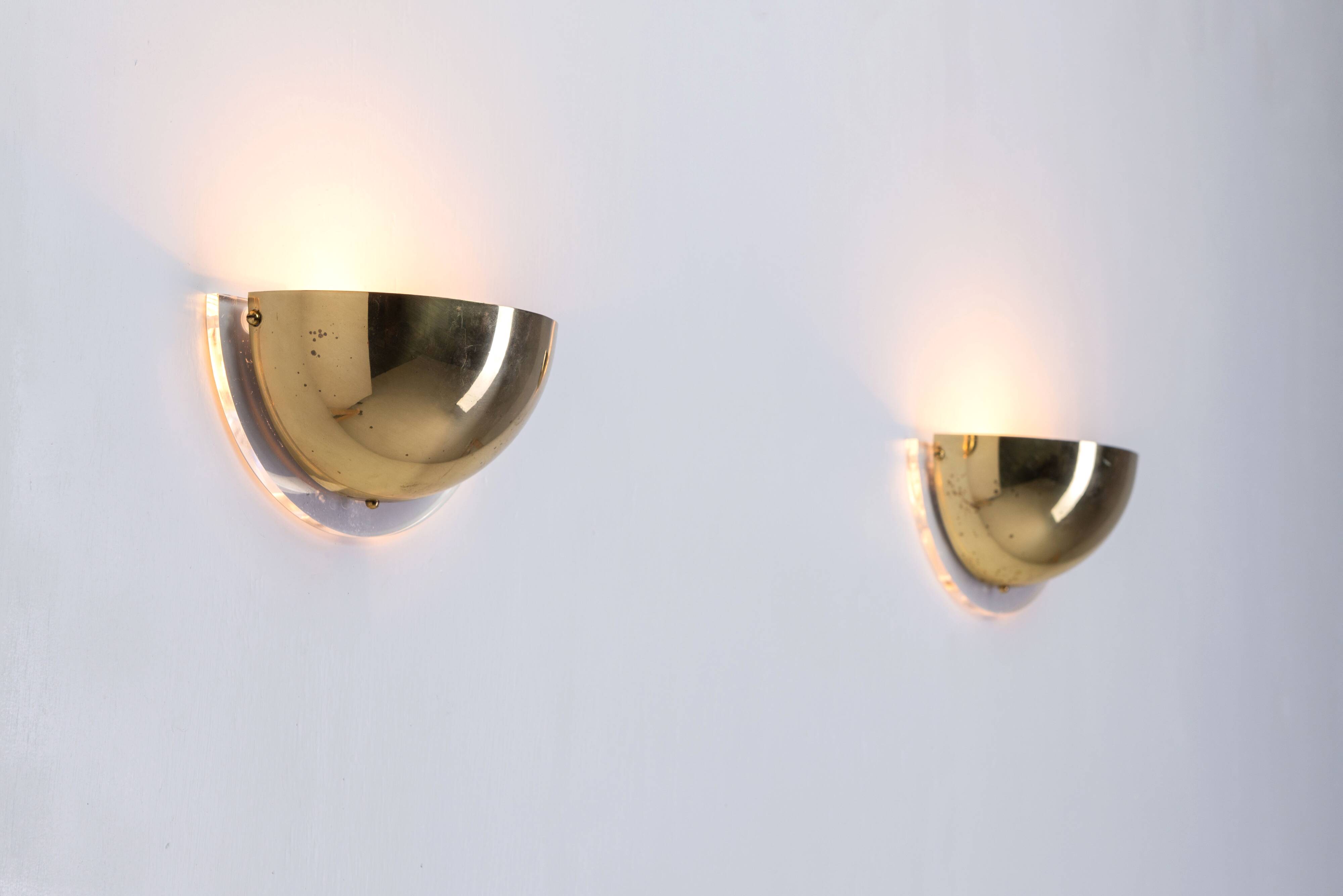 Set of two wall lamps by N Leuchten, Germany, 1970s