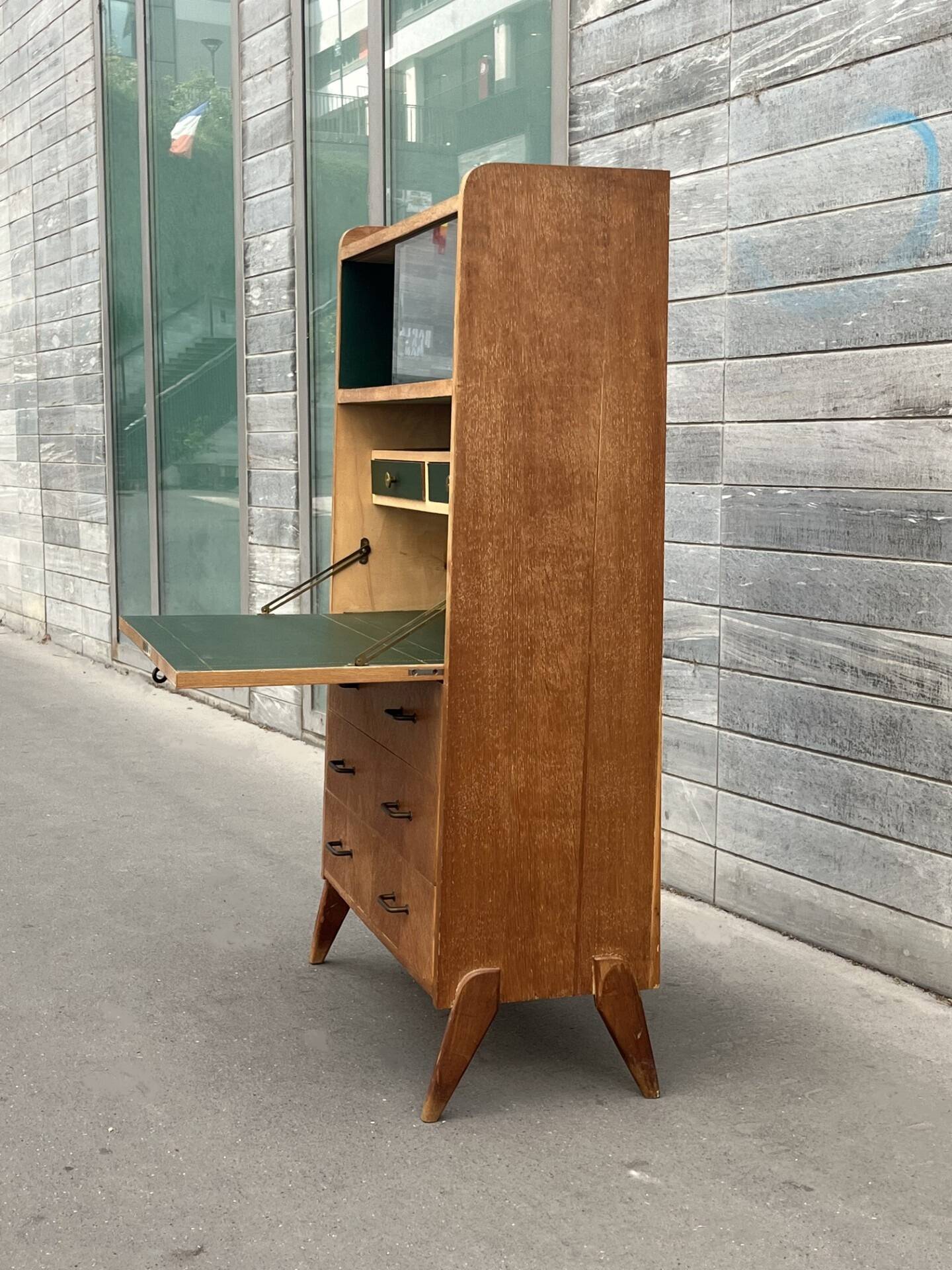 Folding secretary from the 1950s