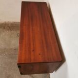 Small teak and metal sideboard, 70s