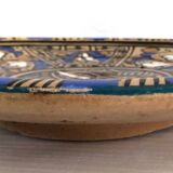 Assiette Artisanale Bleu
