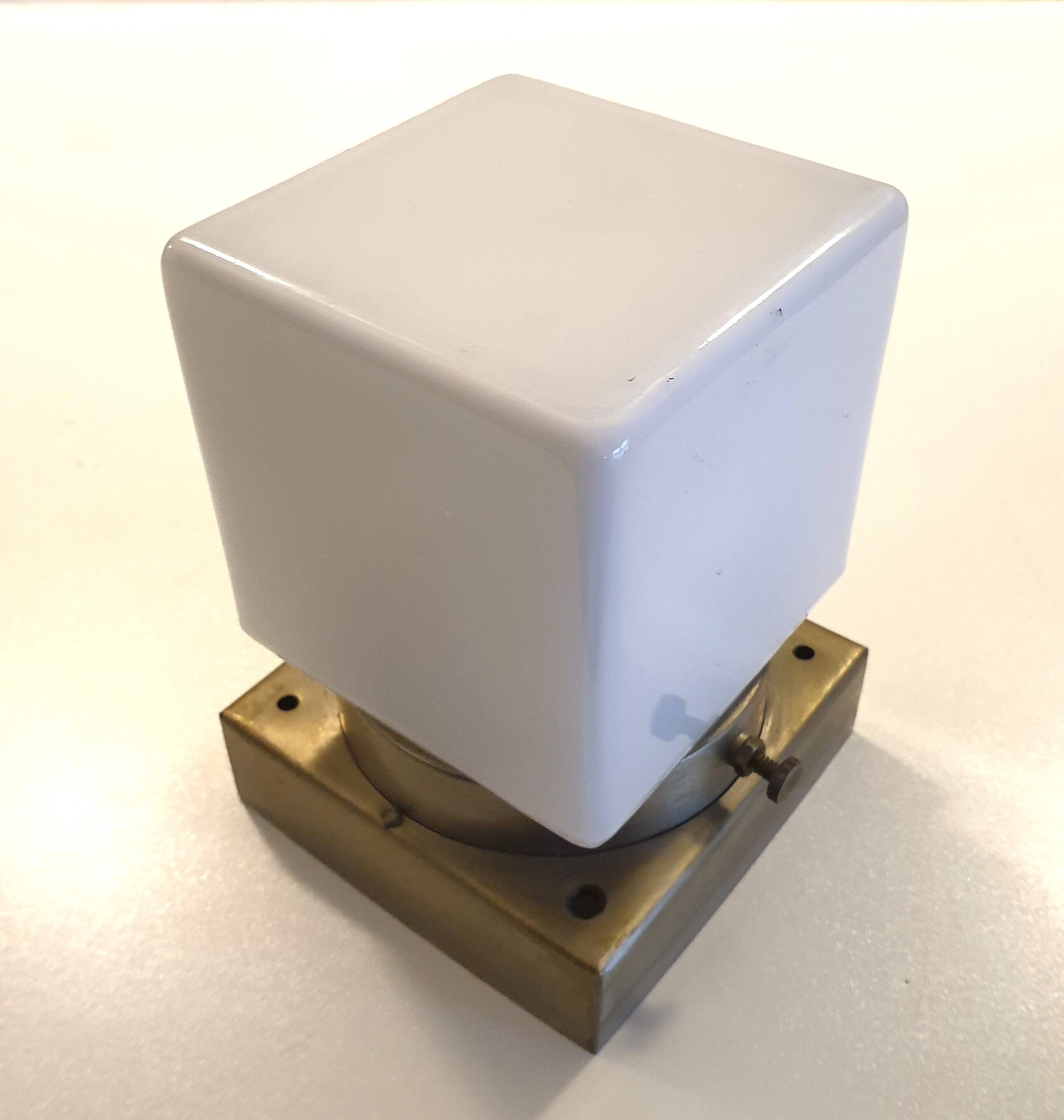 1930s Bauhaus cubic light