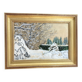 Acrylic Snow Landscape