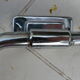 Vintage towel rack chrome metal