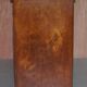 Victorian military commode in patinated walnut.