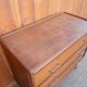 Compass feet chest of drawers