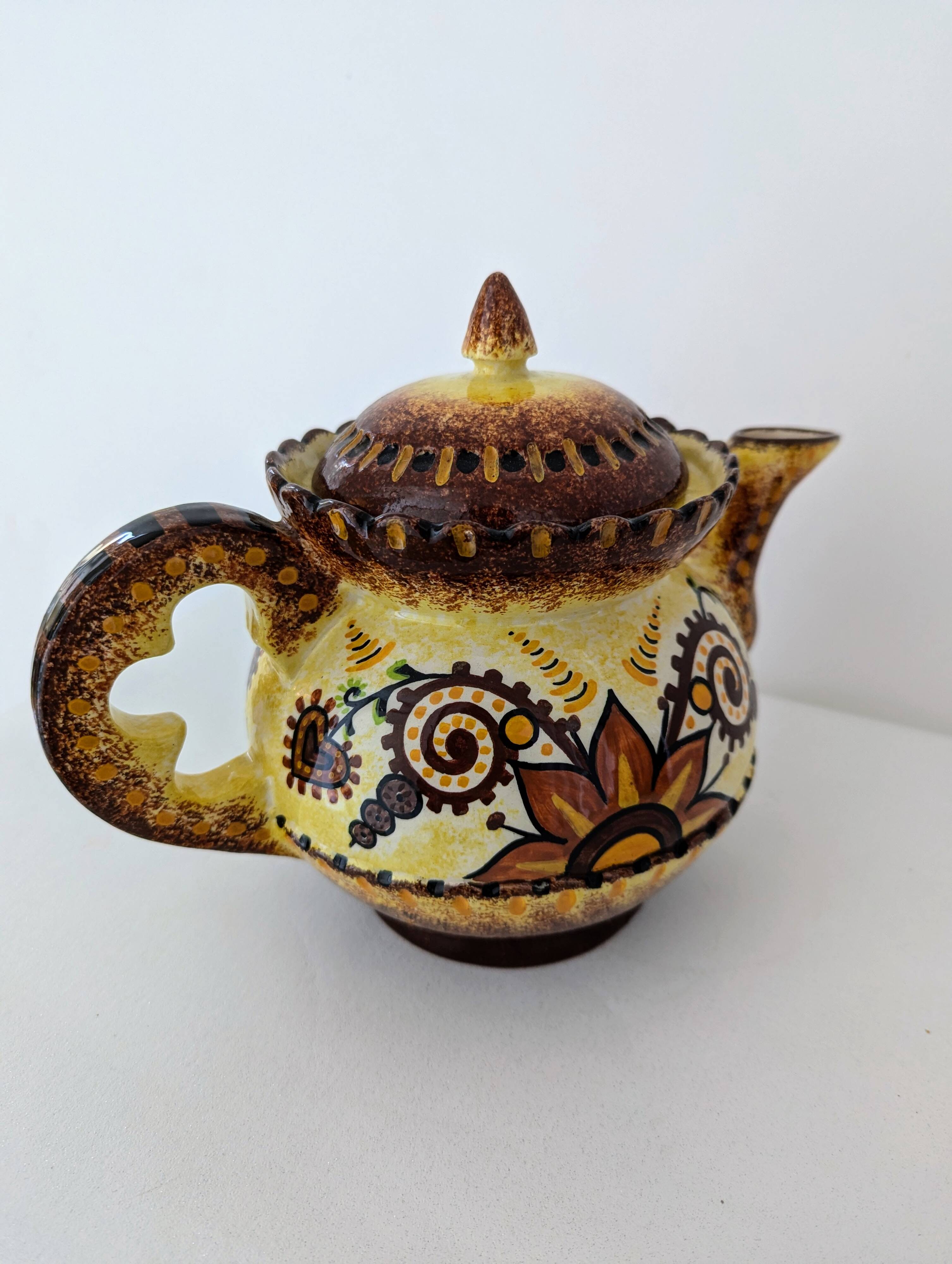 Coffee pot, teapot signed Paul Fouillen