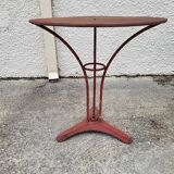 Antique Round Painted Metal Bistro Table No. 5