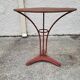 Gueridon de bistrot rond ancien en metal peint n°5