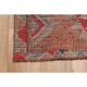 1970s Turkish Oushak Handmade Wool Cotton Orange Runner Rug 78x355