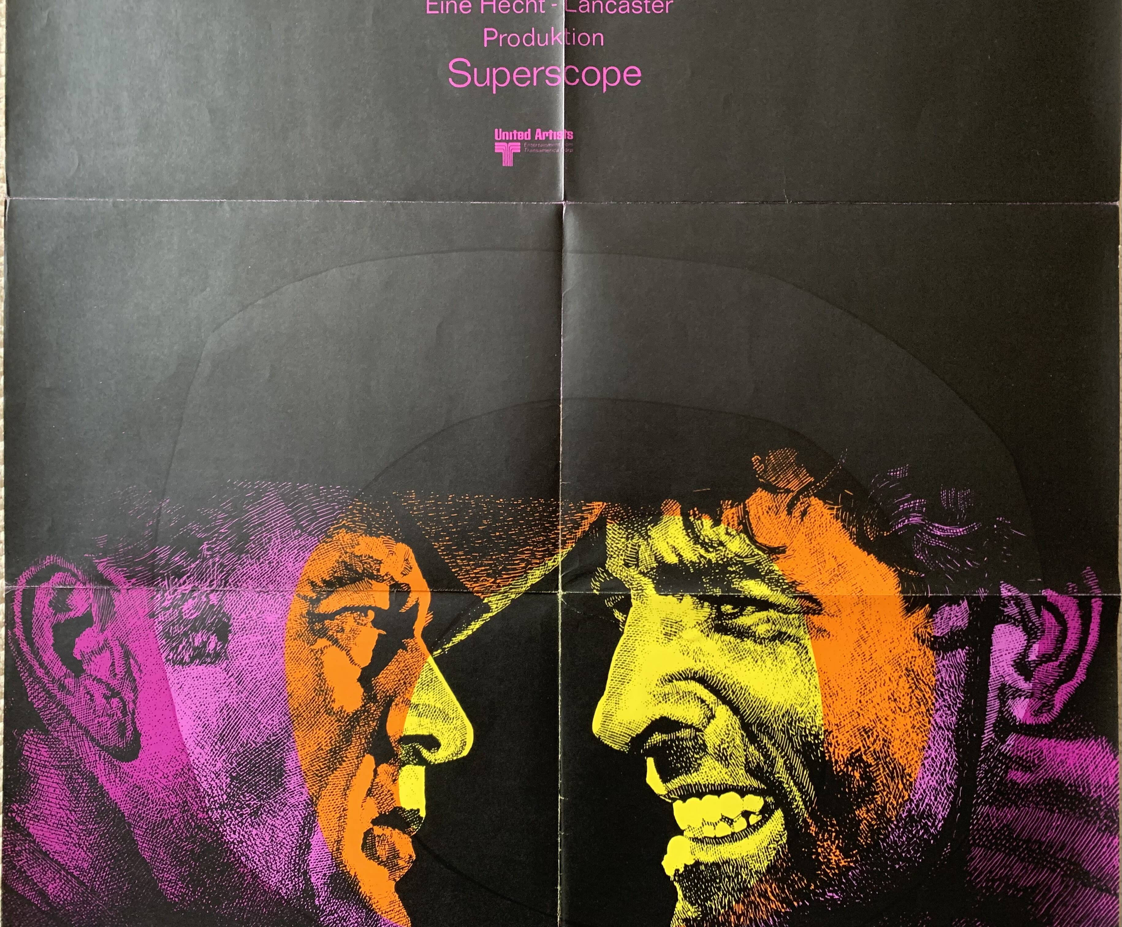 Vera Cruz - original German poster - 1970s