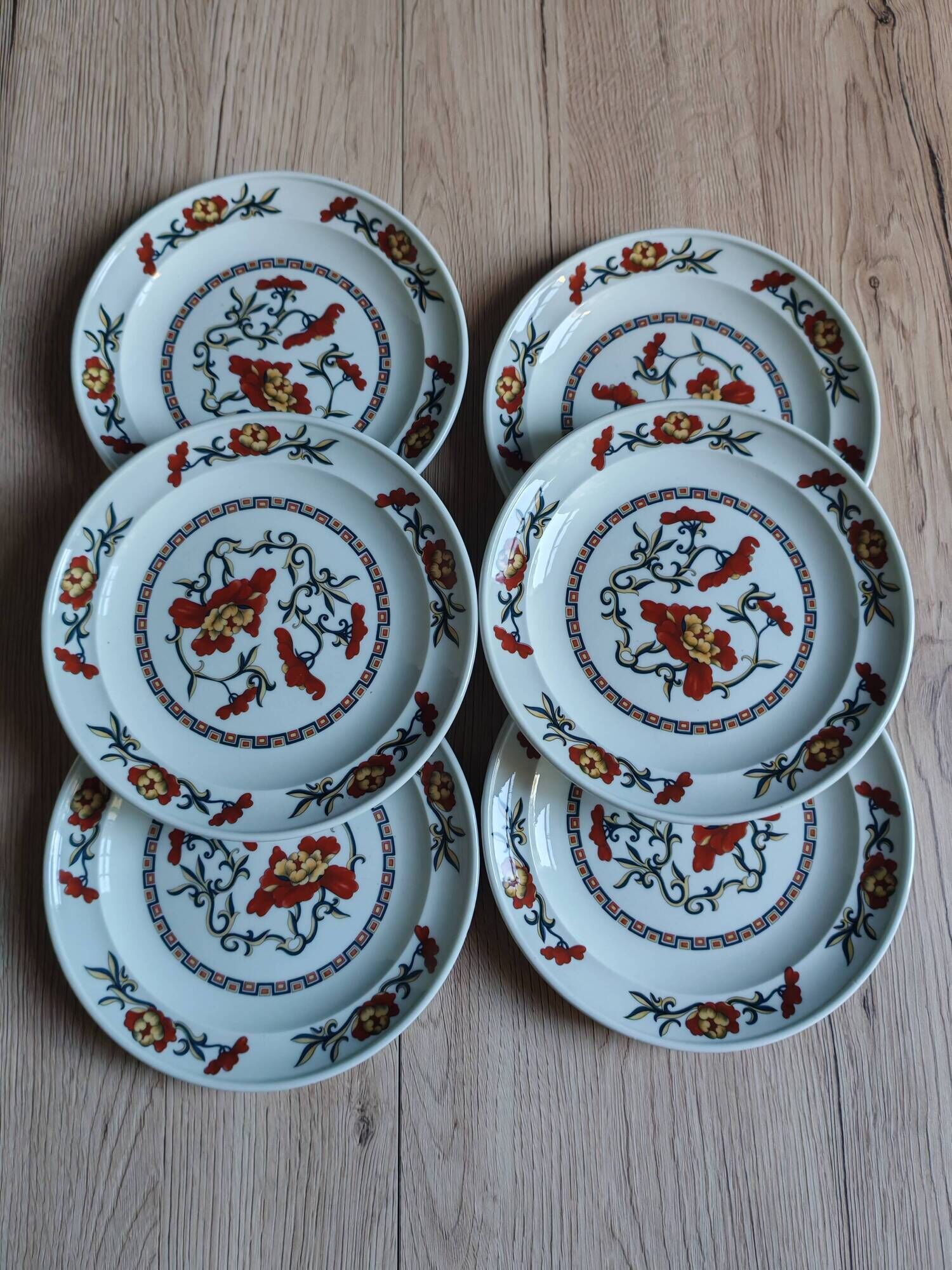 Set of 6 Syracuse Dessert Plates France Vintage | French Tableware
