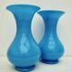 Vase en opaline soufflée