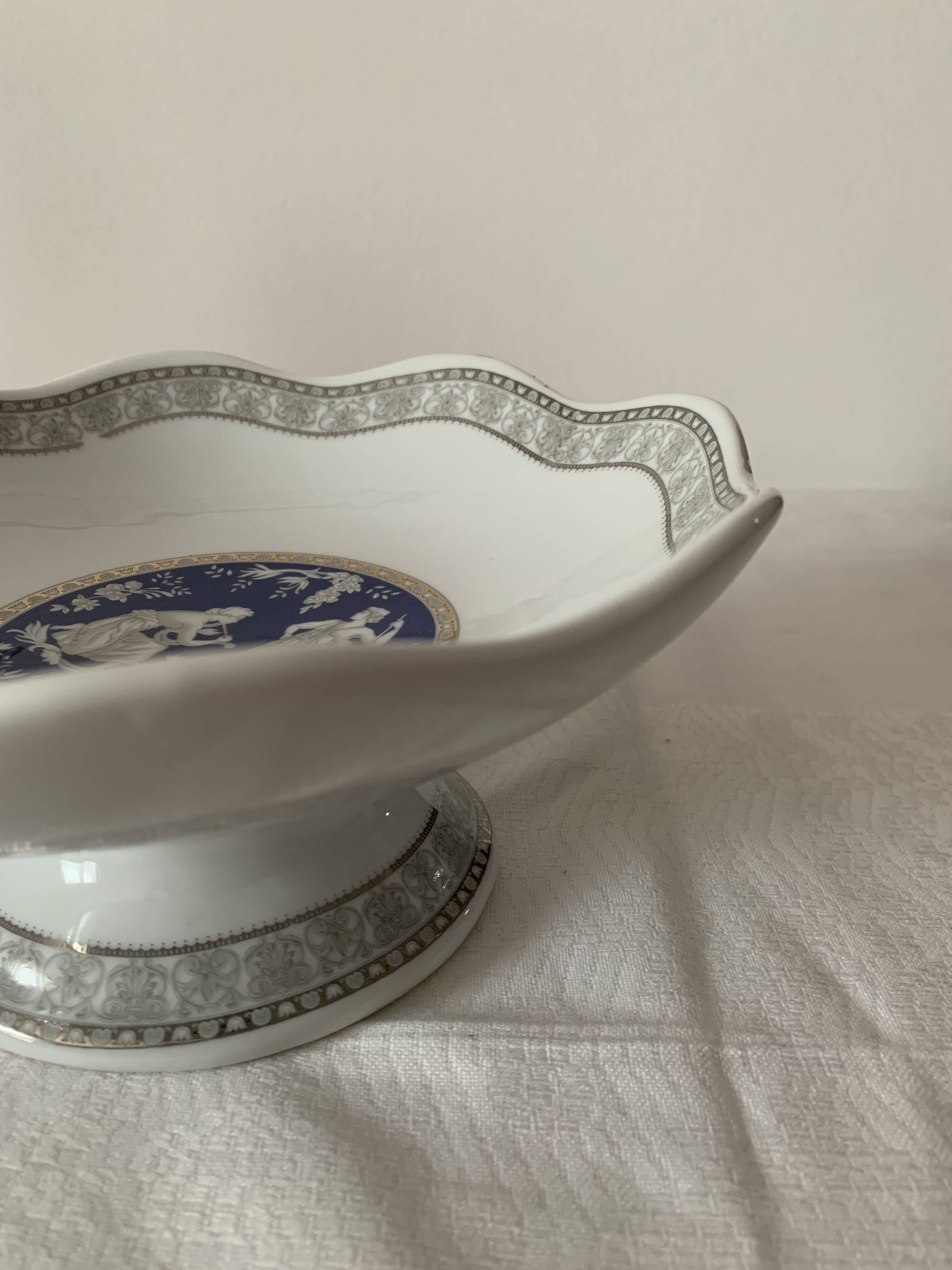 Belle Epoque porcelain compote bowl