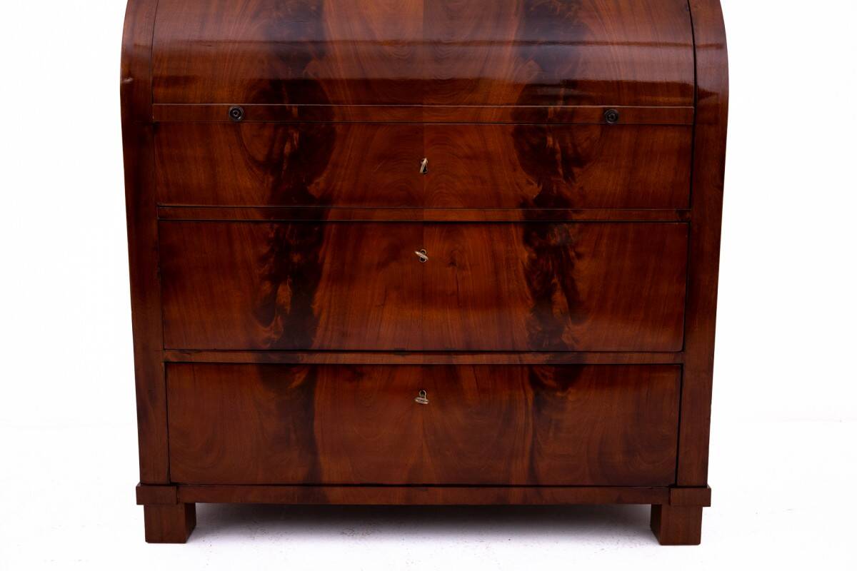 Mahogany secretary, Northern Europe, late 19th century.