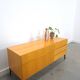 Fineer tv meubel dressoir met lades en zwart stalen poten
