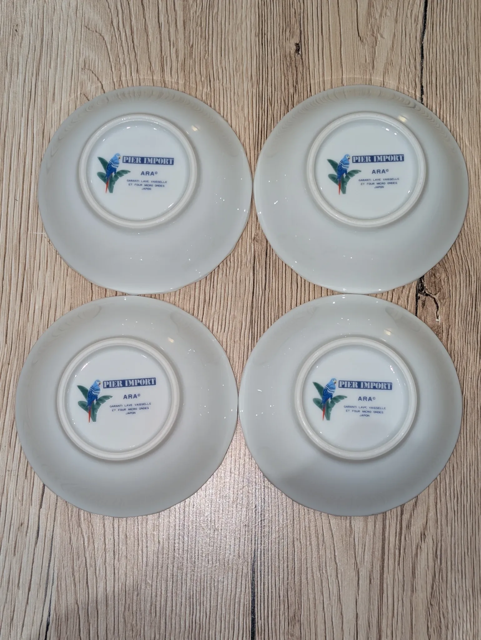 Lot 4 Bowls / Porcelain Dishes Japan ARA Pier Import - Perroq Decor