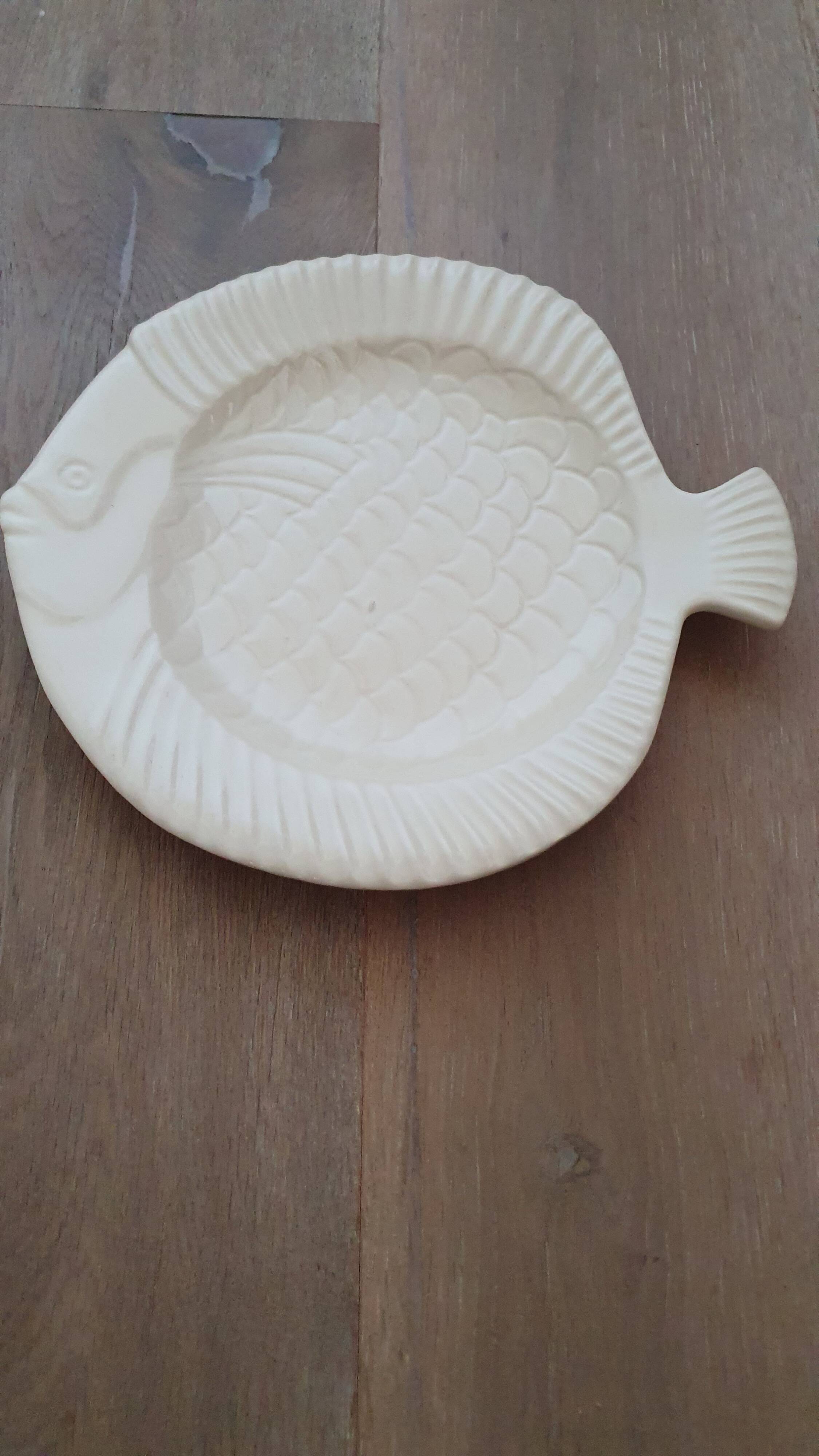 Ceramic dish Poisson Poët Laval