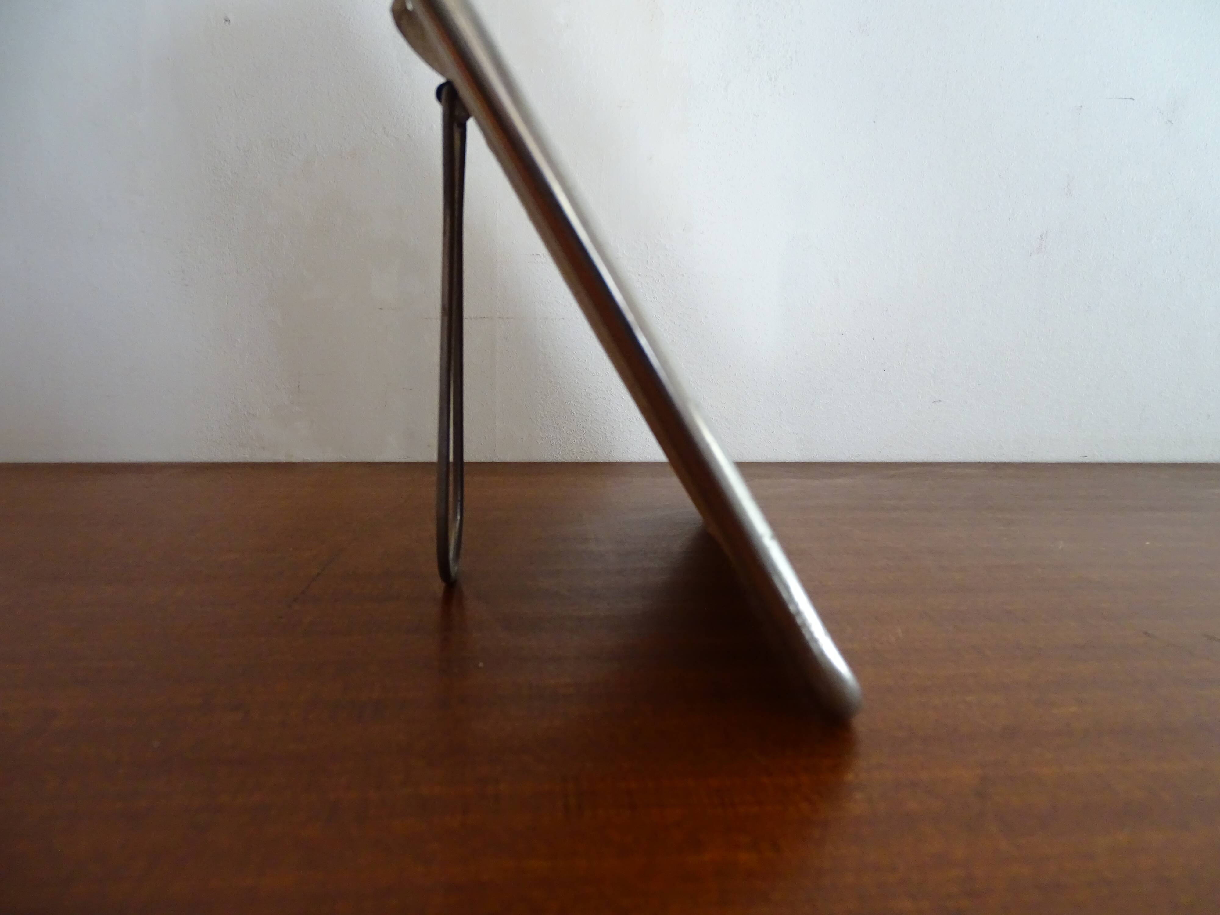 Vintage barber's mirror 23.5 cm by 17.5 cm