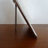 Vintage barber's mirror 23.5 cm by 17.5 cm