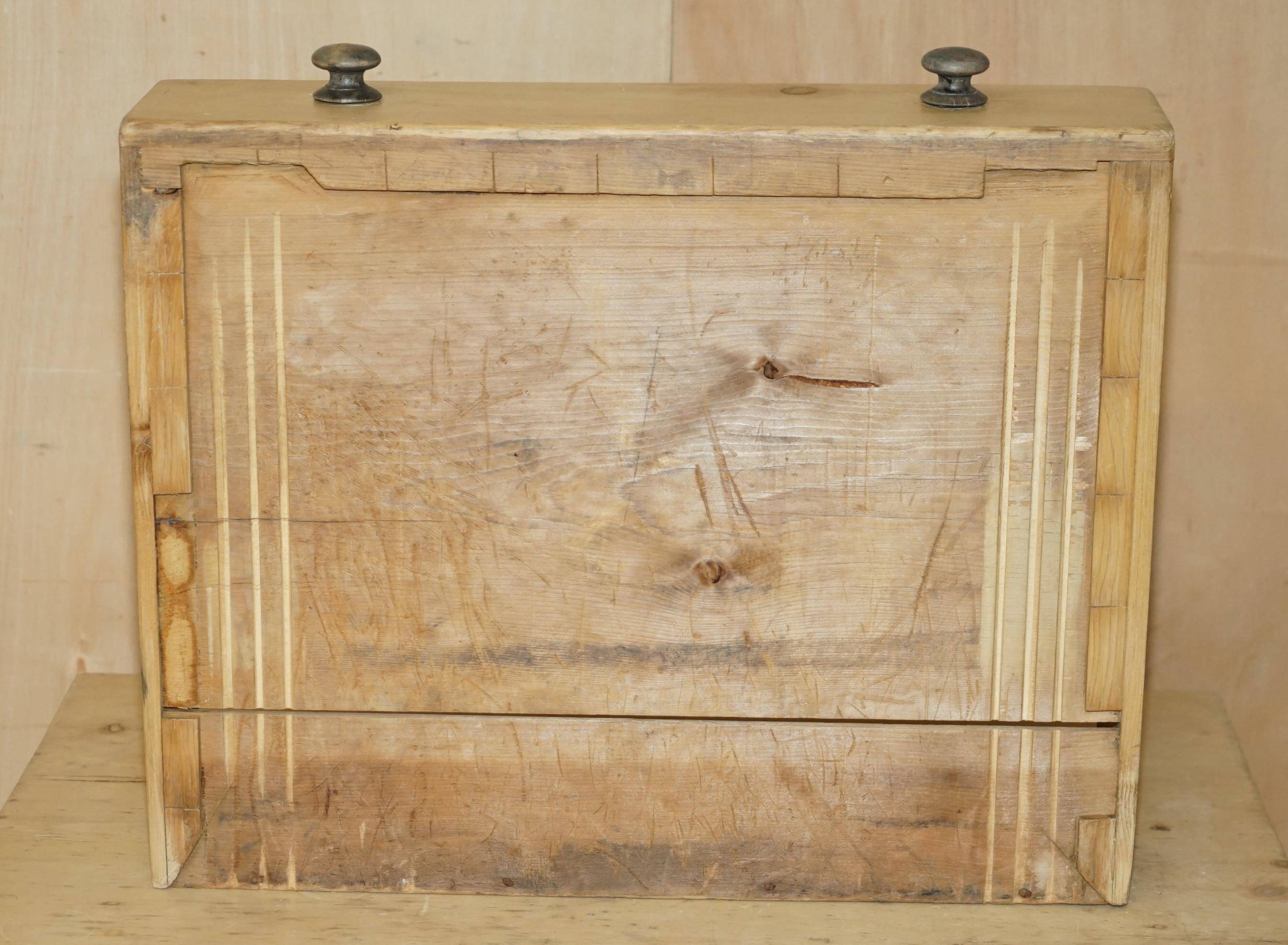 Georgian Governess Drawers Circa 1800 Pine Sideboard