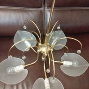 Golden leaf lustre Italy Hollywood Regency / Mid-Century