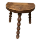 Tabouret en bois tripode