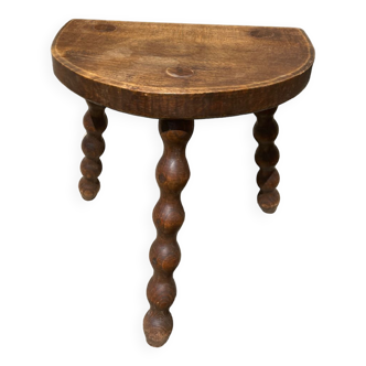 Tripod wooden stool