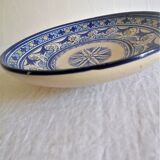 Old large oriental ceramic dish, ear 50