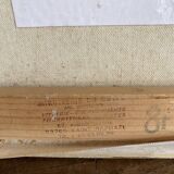 Still life bouquet of chrysanthemums, oil on canvas