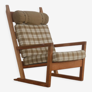 Vintage oak danish easy chair