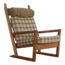 Vintage oak danish easy chair