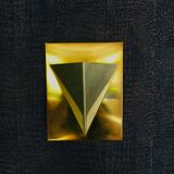 Postmodern Brass Wall Lamp Sconce from Liro, Belgium, 1980s