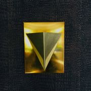 Postmodern Brass Wall Lamp Sconce from Liro, Belgium, 1980s