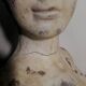20th century plaster woman bust