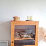 Armoire parisienne vitrée type vaisselier